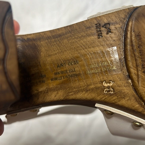 Christian di ricccio white sandals made in Italy - Picture 9 of 10